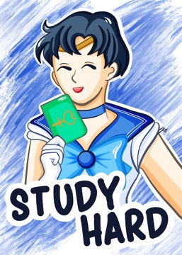 Sailor Moon Says - Sailor Mercury - 5x7 Print