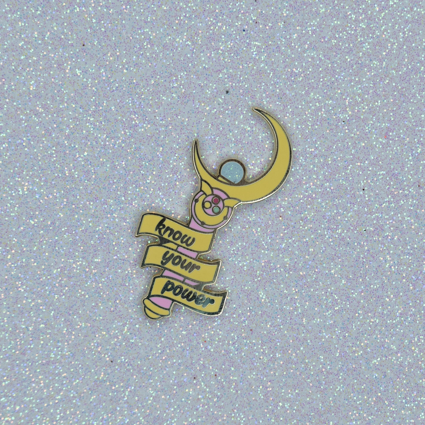Know Your Power Enamel Pin