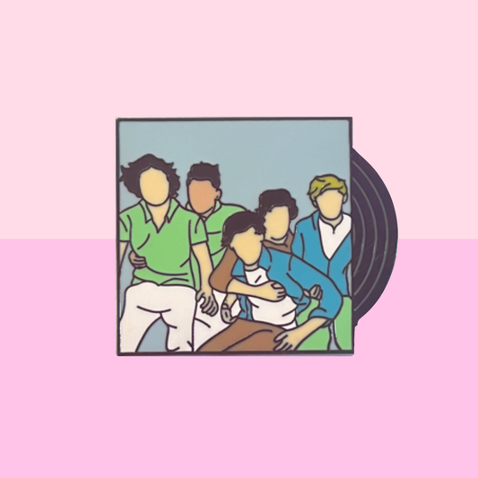 Up All Night Vinyl Enamel Pin