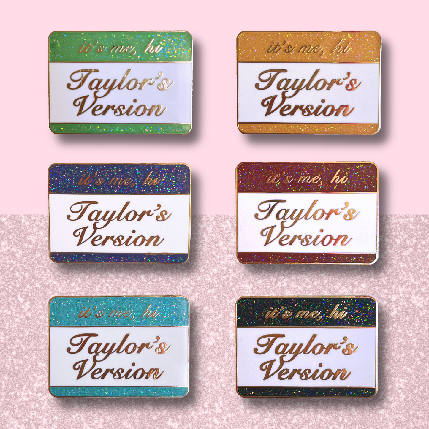 Taylor's Version Nametag Enamel Pin