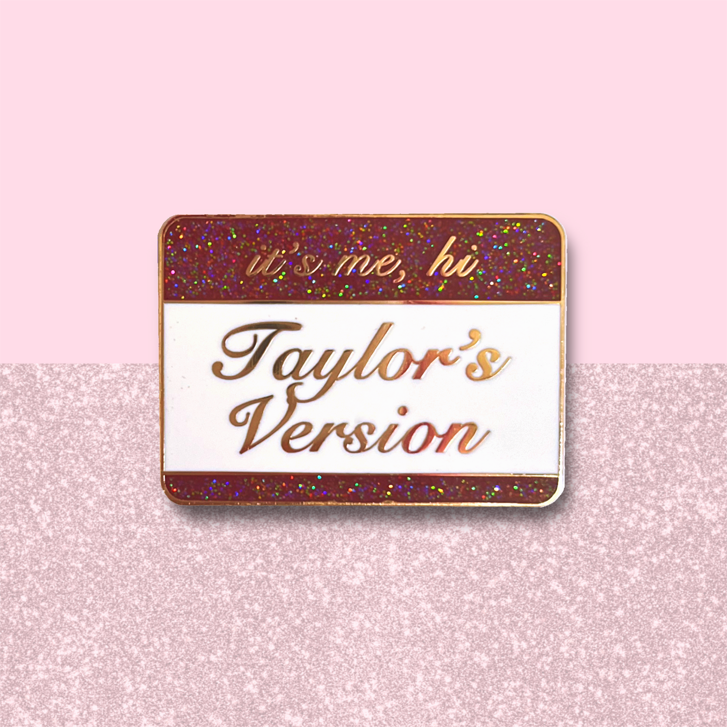 Taylor's Version Nametag Enamel Pin