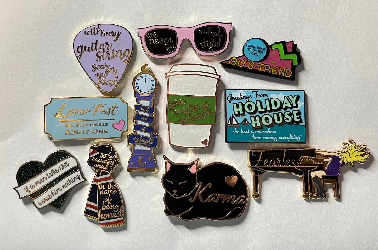 SECONDS Taylor Swift Enamel Pins