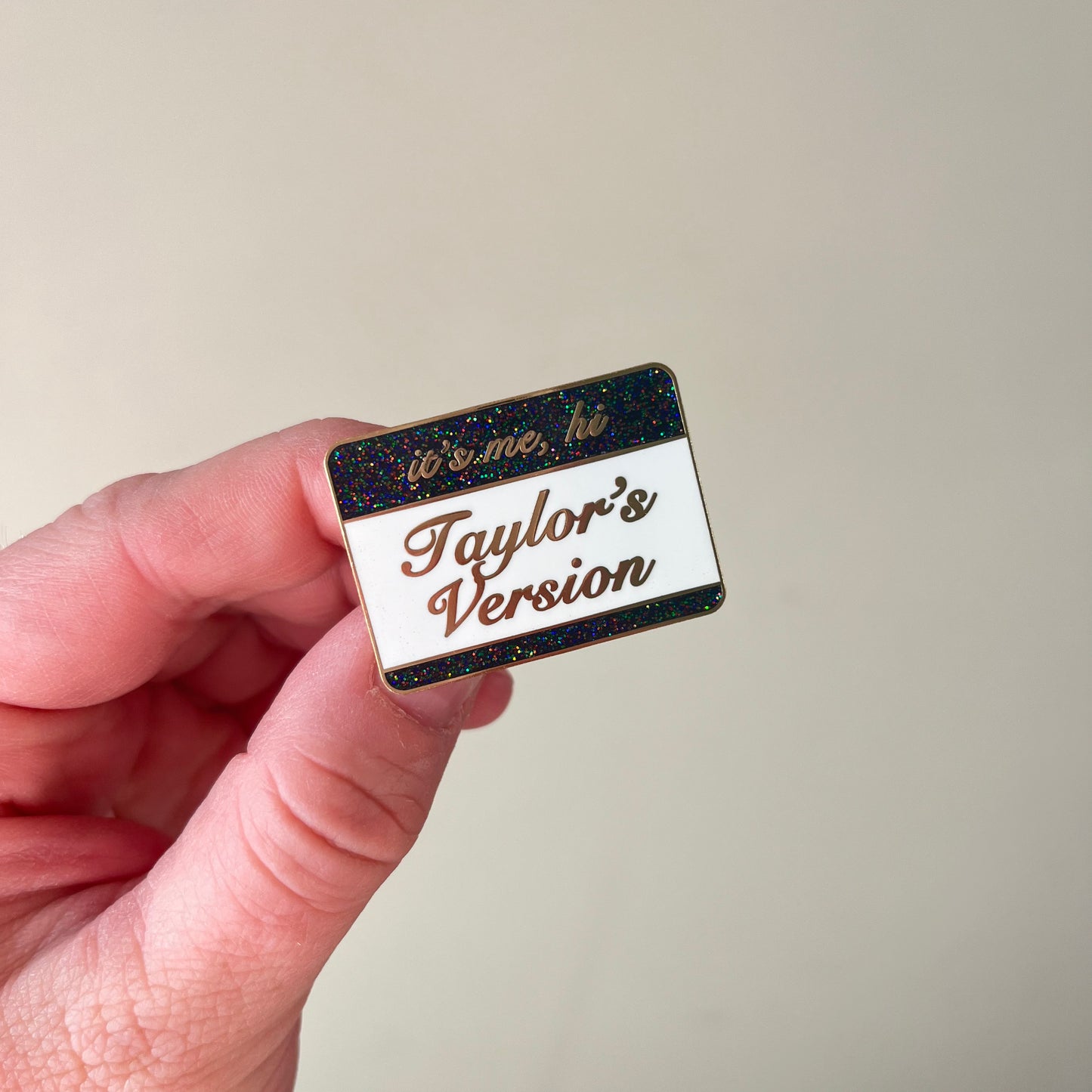 Taylor's Version Nametag Enamel Pin