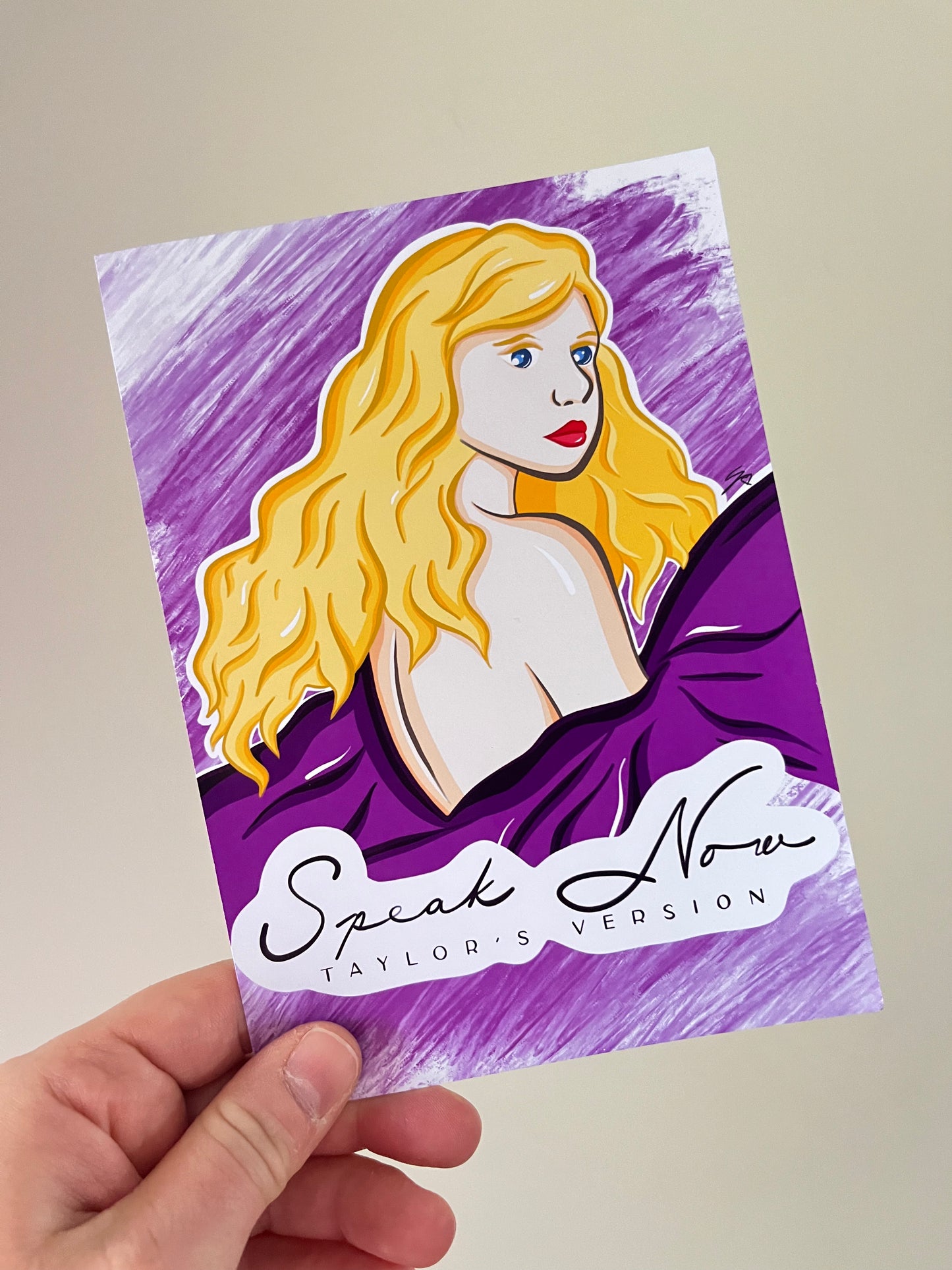 Speak Now (Taylor's Version) - 5x7 Print