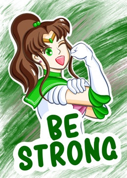 Sailor Moon Says - Sailor Jupiter - 5x7 Print