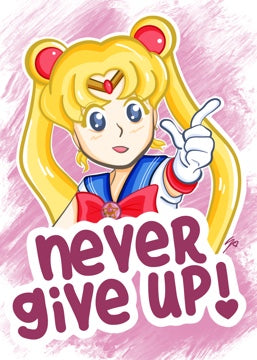 Sailor Moon Says - Sailor Moon - 5x7 Print