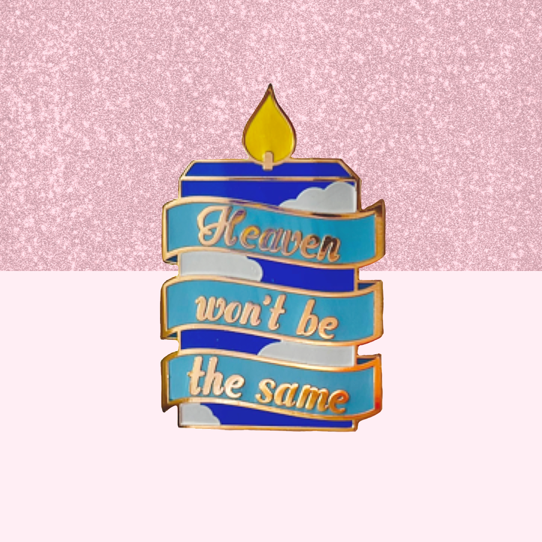 Heaven Candle Enamel Pin