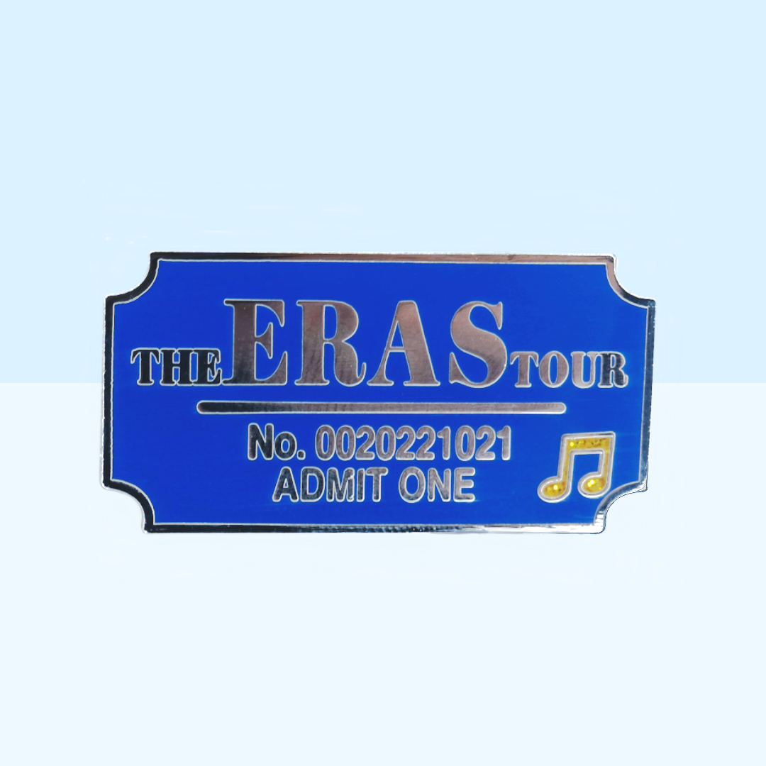 Eras Tour Ticket Enamel Pin