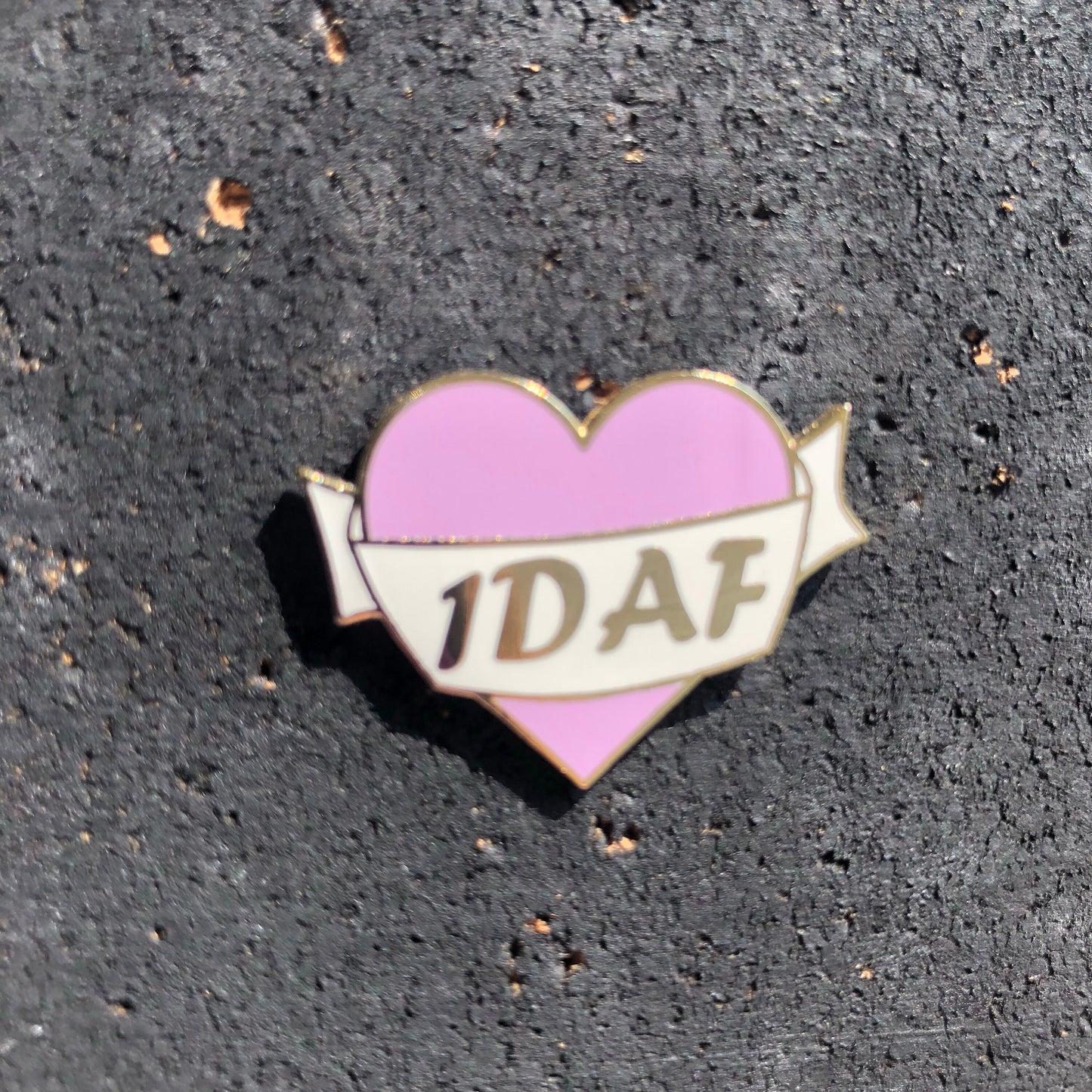 1DAF Heart Enamel Pin