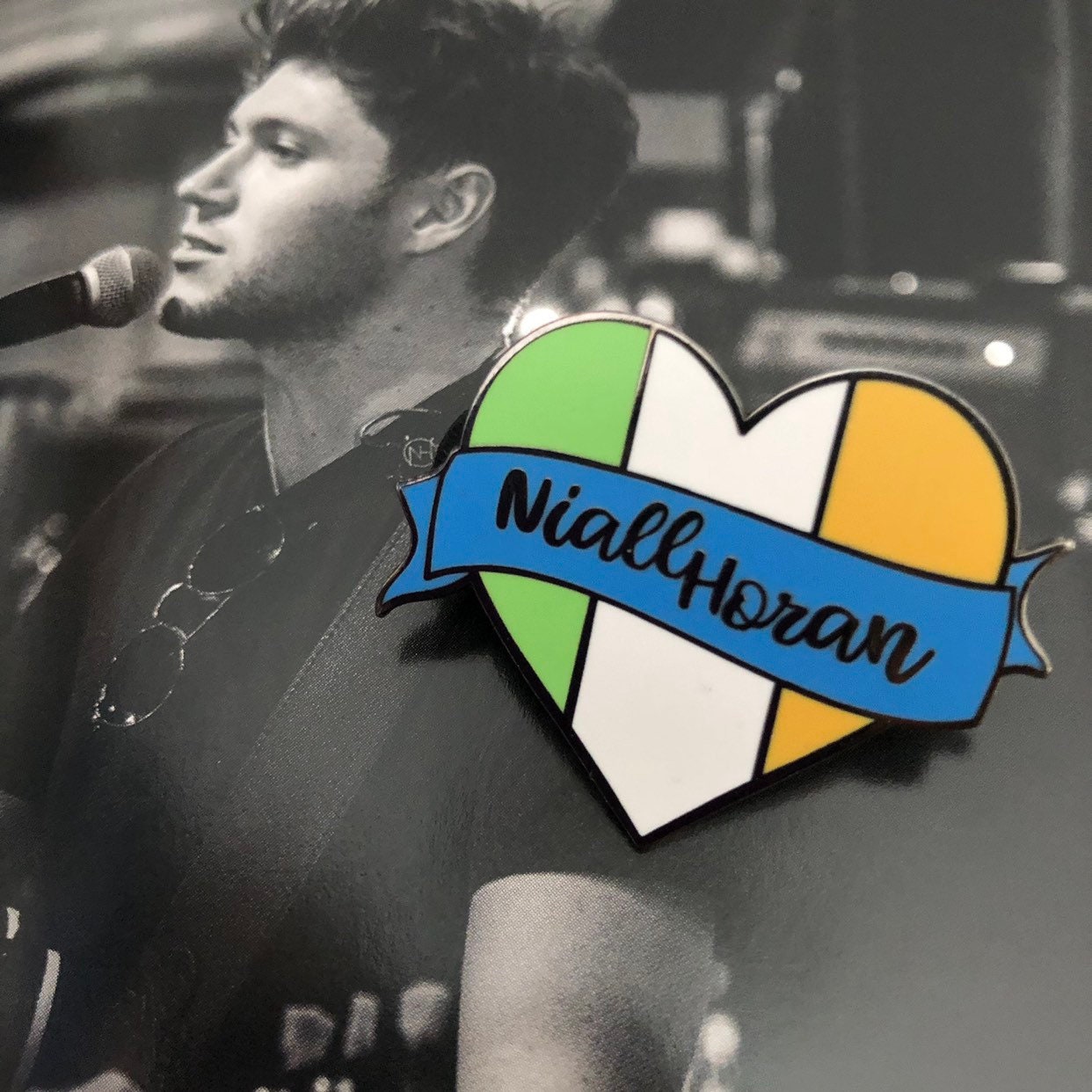 Niall Horan Heart Enamel Pin