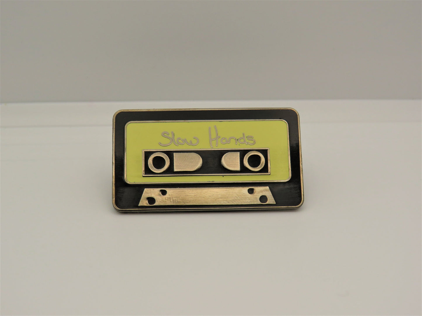 Slow Hands Cassette Enamel Pin