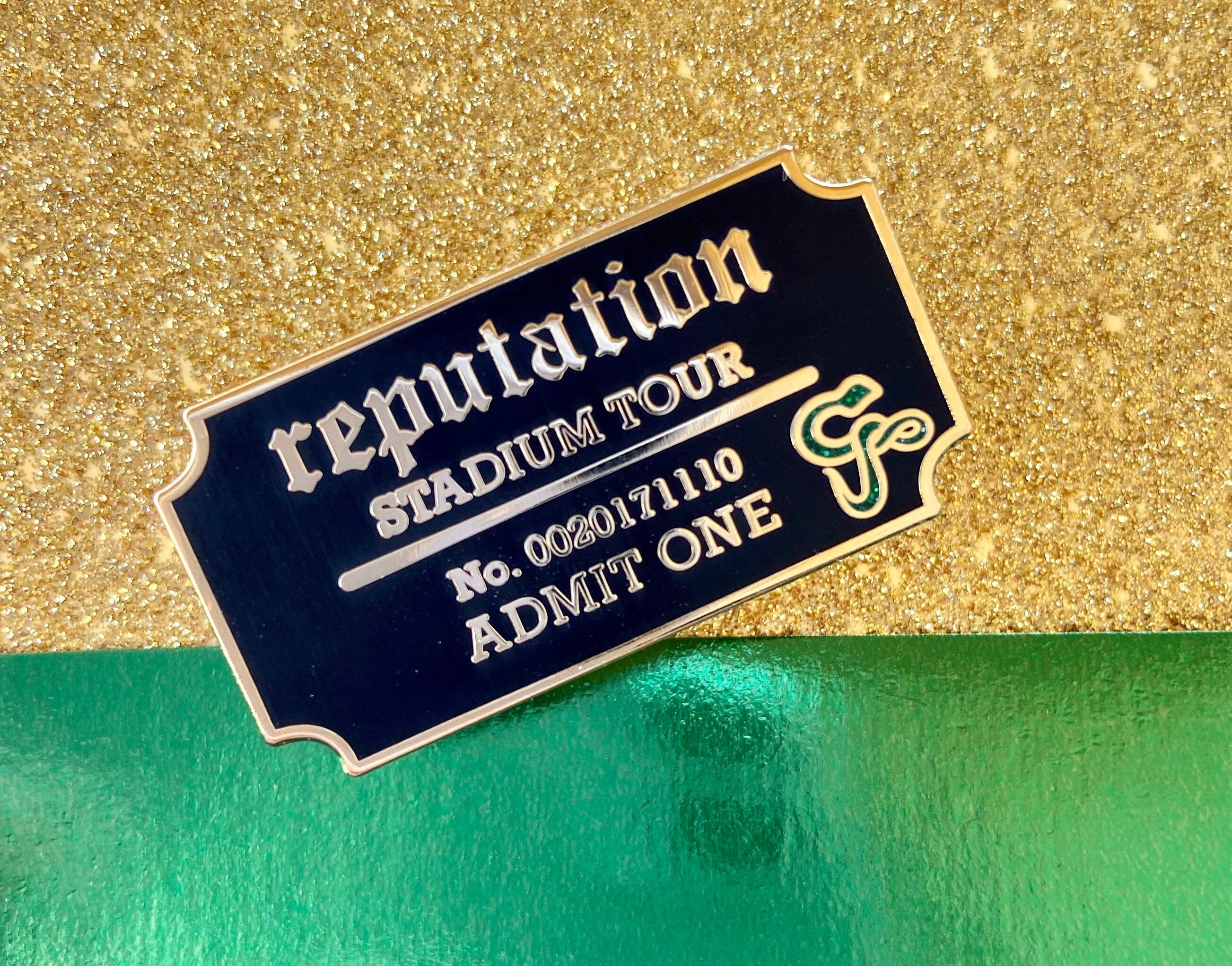 Reputation Tickets Reputation Ticket Enamel Pin – sakasketches