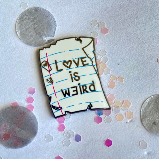 Love is Weird Enamel Pin