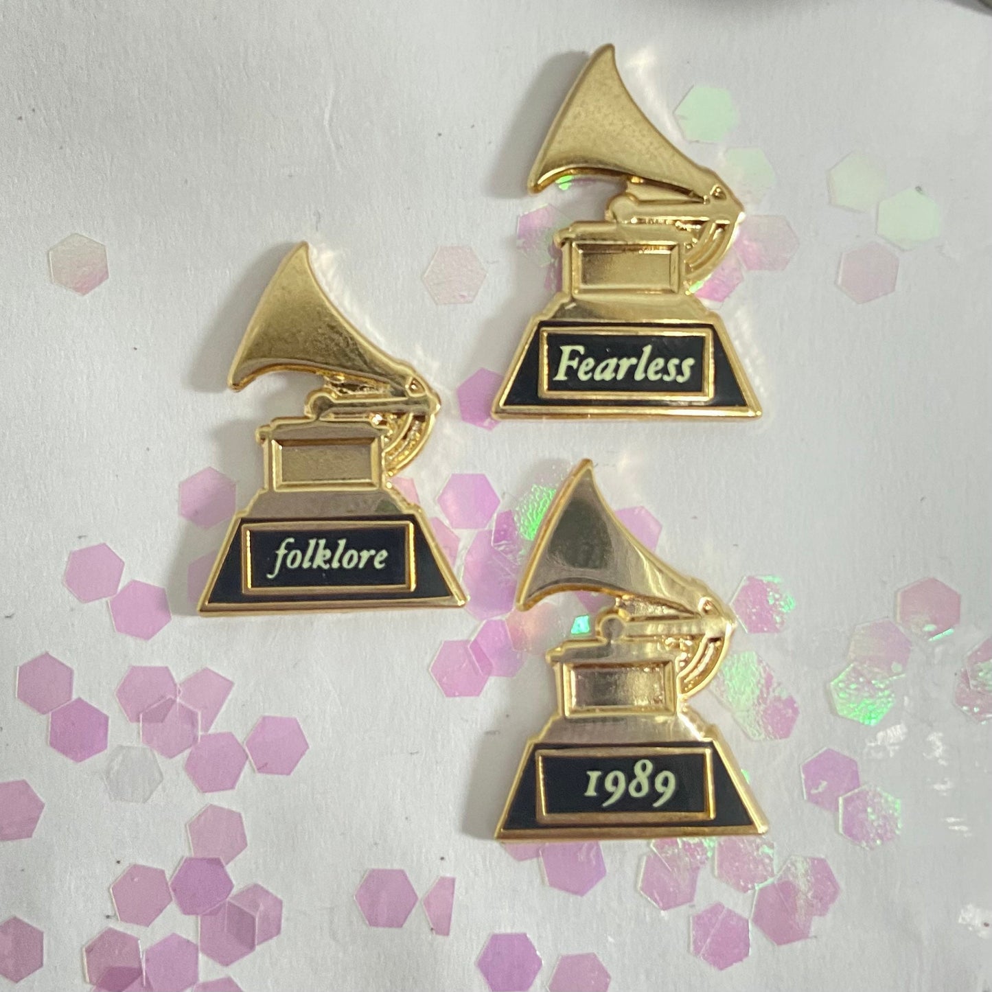 Taylor Swift AOTY Enamel Pins