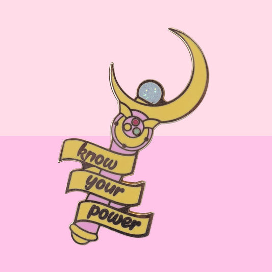 Know Your Power Enamel Pin