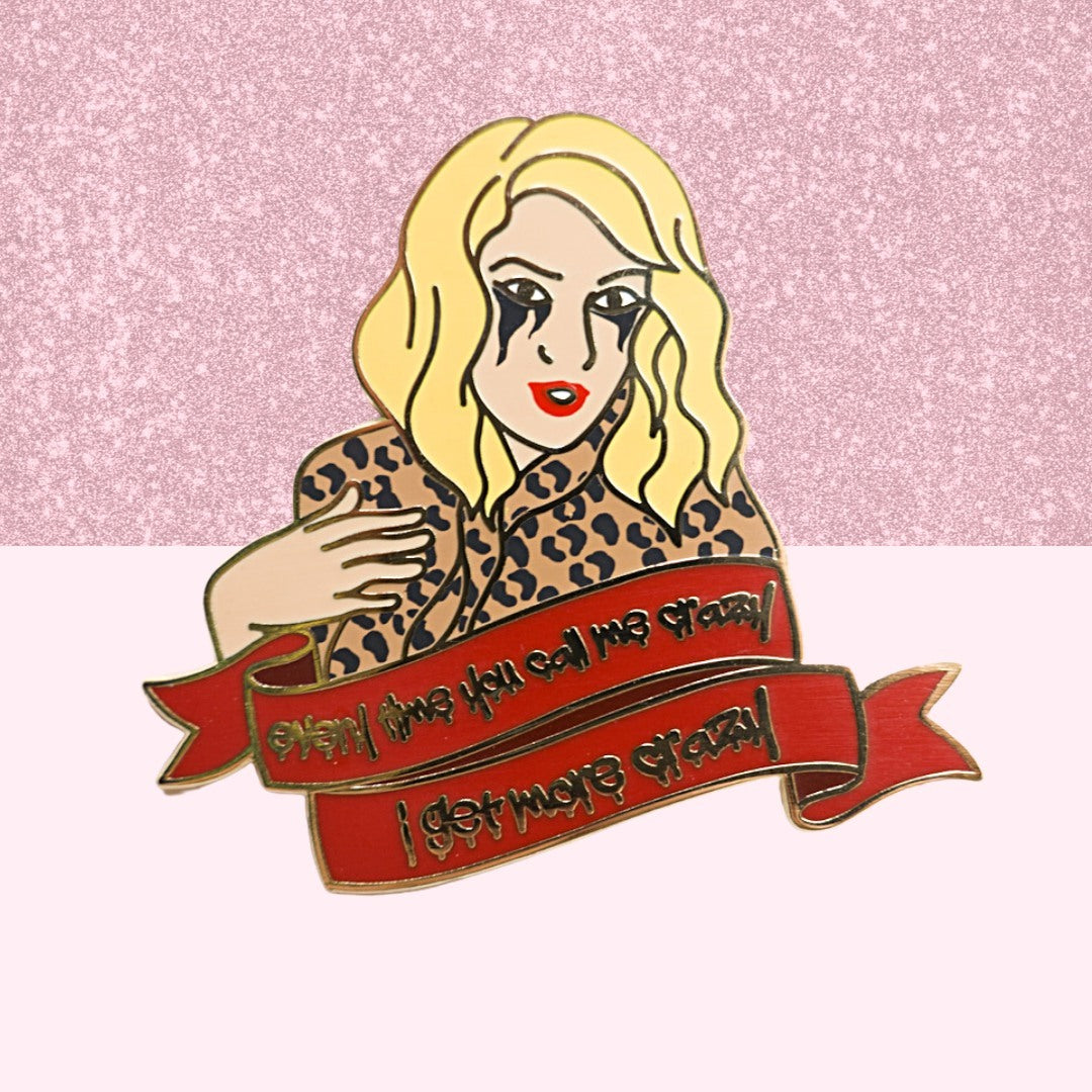 Mad Woman Enamel Pin